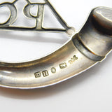 Early Victorian Sterling Silver 'PC' Large Military Medal Possibly Crimean Pony Corps 1851 Sheffield