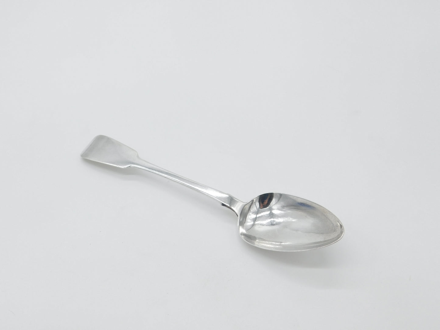 Irish Sterling Silver Fiddle Thread Serving Spoon Antique 1828 Dublin Georgian