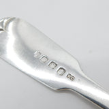 Irish Sterling Silver Fiddle Thread Serving Spoon Antique 1828 Dublin Georgian