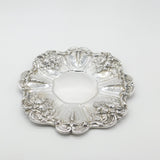 Large Reed & Barton Sterling Silver Floral Serving Platter Dish 1954 Mid-Century American