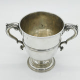 Irish George II Sterling Silver Loving Cup or Trophy Antique c1750 Dublin