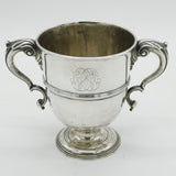 Irish George II Sterling Silver Loving Cup or Trophy Antique c1750 Dublin