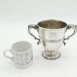 Irish George II Sterling Silver Loving Cup or Trophy Antique c1750 Dublin