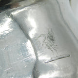 George III Sterling Silver & Wooden Crested Brandy Pan Antique c1800 London