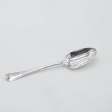 Early Georgian Sterling Silver Serving Spoon Antique 1767 London Bright Cut