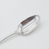 Early Georgian Sterling Silver Serving Spoon Antique 1767 London Bright Cut