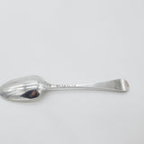 Early Georgian Sterling Silver Serving Spoon Antique 1767 London Bright Cut