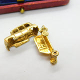 9ct Gold Opening 'London Diesel Taxi for Hire' Charm 1972 London Vintage