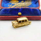 9ct Gold Opening 'London Diesel Taxi for Hire' Charm 1972 London Vintage