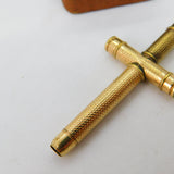 Victorian Rolled Gold Sword Shape Propelling Pencil Fob Pendant Antique c1880