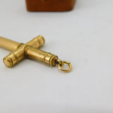 Victorian Rolled Gold Sword Shape Propelling Pencil Fob Pendant Antique c1880