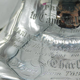 Georgian Sterling Silver Maritime Presentation Coffee Pot & Burner Antique 1837 London