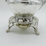 Georgian Sterling Silver Maritime Presentation Coffee Pot & Burner Antique 1837 London