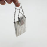 Rare Sterling Silver Double Cigarette & Vesta Case Kit Antique 1916 Birmingham