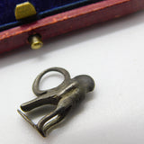 Ancient Roman Silver Eagle Form Pendant or Charm British circa AD 200