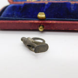 Ancient Roman Silver Eagle Form Pendant or Charm British circa AD 200