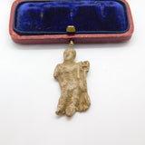 Ancient Roman Metal Statue Keepsake of Mercury Early Detecting Find