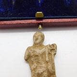 Ancient Roman Metal Statue Keepsake of Mercury Early Detecting Find