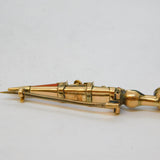 Victorian Boxed 9ct Gold, Bloodstone & Citrine Scottish Dirk Brooch Antique
