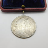 King William & Queen Mary Half Crown Coin 1689 Fair Condition .925 Silver