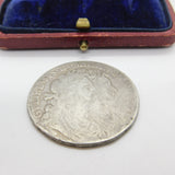 King William & Queen Mary Half Crown Coin 1689 Fair Condition .925 Silver