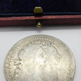 King William & Queen Mary Half Crown Coin 1689 Fair Condition .925 Silver