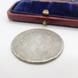 King William & Queen Mary Half Crown Coin 1689 Fair Condition .925 Silver