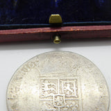 King William & Queen Mary Half Crown Coin 1689 Fair Condition .925 Silver