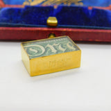 9ct Gold In Case of Emergency £1 Note Charm Pendant Vintage 1983 London