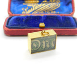 9ct Gold In Case of Emergency £1 Note Charm Pendant Vintage 1983 London