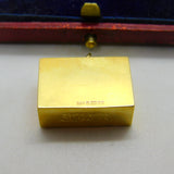 9ct Gold In Case of Emergency £1 Note Charm Pendant Vintage 1983 London
