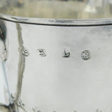 George I Sterling Silver Fluted Porringer Cup Antique 1726 London, Timothy Ley