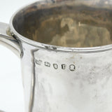 George III Sterling Silver Pint Tankard Mug Antique 1792 London Thomas Chawner