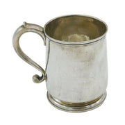 George II Sterling Silver Christening Mug Antique 1730 London Edward Pocock