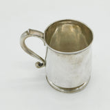 George II Sterling Silver Christening Mug Antique 1730 London Edward Pocock