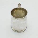 George II Sterling Silver Christening Mug Antique 1730 London Edward Pocock