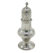 George III Sterling Silver Crested Muffineer Caster Antique 1778 London