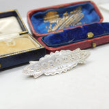 Sterling Silver Dorothy Name Christening Brooch Antique 1914 Birmingham