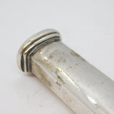 Early Sterling Silver, Turquoise Armorial Seal Wax Holder or 'Bodkin Case' Antique c17th Century