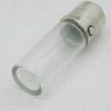 Victorian Sterling Silver Essex Crystal Carved Robin Topped Scent Bottle Antique 1879 London