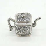 George IV Sterling Silver Chinoiserie Miniature Teapot Antique 1830 Birmingham