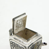 George IV Sterling Silver Chinoiserie Miniature Teapot Antique 1830 Birmingham