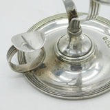 Edwardian Sterling Silver 'Wax Jack' on Stand Antique 1909 London