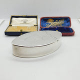 York Assay Georgian Sterling Silver Bright Cut Snuff Box Antique c1790 R. Jones