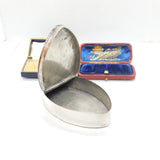 York Assay Georgian Sterling Silver Bright Cut Snuff Box Antique c1790 R. Jones