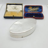 York Assay Georgian Sterling Silver Bright Cut Snuff Box Antique c1790 R. Jones
