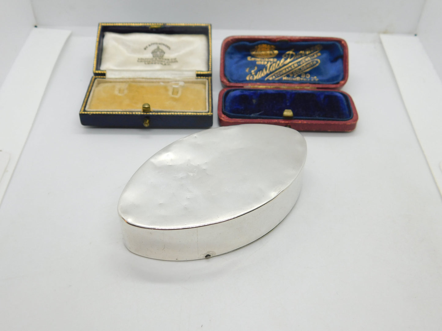 York Assay Georgian Sterling Silver Bright Cut Snuff Box Antique c1790 R. Jones