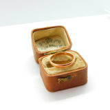 9ct Rose Gold Wedding Band Ring 1939 Chester Antique Art Deco Size L UK