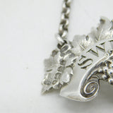 Victorian Sterling Silver 'Sweet Wine' Decanter Label Antique 1848 London