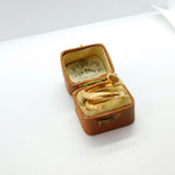 9ct Yellow Gold Victorian Style Coiled Snake Statement Ring Vintage c1990